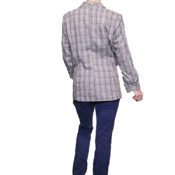 Blazer Sport jacket plaid Collard PRIVY - Picture 5 of 13